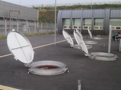 냉각수 살수 테이블