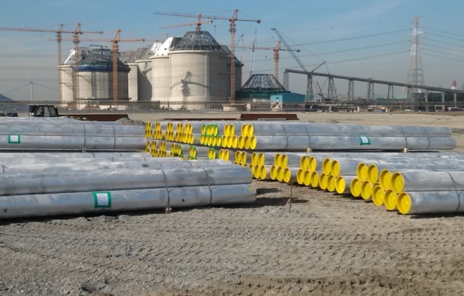 삼천포 화력 해수 냉각수 배관